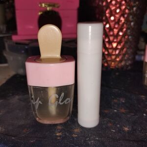 Peppermint Lip Gloss/Bubblegum And Cotton CandyBalm Set